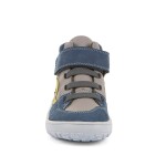 Detské celoročné členkové barefoot topánky TEX GO GREY/BLUE Froddo G3110265 - 28