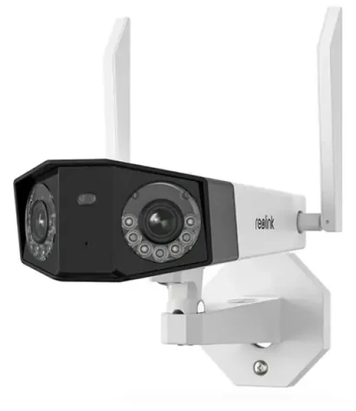 Reolink Duo Series W730 biela / Vonkajšia IP kamera / 4608 x 1728 / 180 ° / IP66 / 2,4 +5 GHz Wi-Fi / mikrofón repro (WCDUOB4K02W)