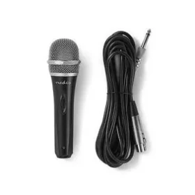 Nedis Káblový mikrofón čierna / Kardioid / dynamický / 5.00 m / 50 Hz - 15 kHz / 600 Ohm / -72 dB / Vypínač (MPWD50BK)