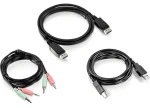 TRENDnet TK-CP06 černá / KVM kabelová sada / DisplayPort, USB, jack 3,5 mm / 1,83 m / pro TK-240DP (TK-CP06)