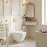 REA - Závesná WC misa Julio Rimless REA-C4803