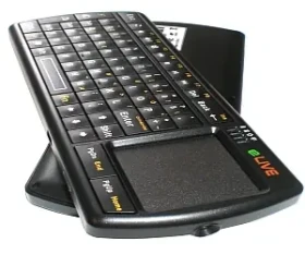 ACUTAKE ACU-KW250LUSK 2,4GHz bezdrôtová mini klávesnica s touchpadom a laserovým ukazovátkom (ACU-KW250LUSK)
