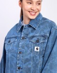 Carhartt WIP W' Duck Orell Jacket Camo Duck, Blue bleached S