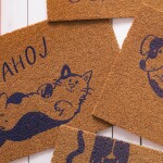 Bella Rose Rohožka z kokosových vláken Kočka / Ahoj