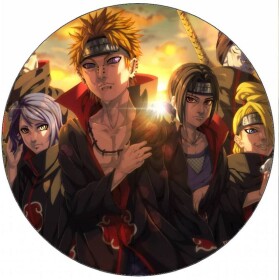 Jedlý papier Naruto a priatelia 19,5 cm - Pictu Hap - Pictu Hap