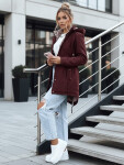 Dámska bunda parka s odnímateľnou kapucňou FashionStreet bordová TY5349 L