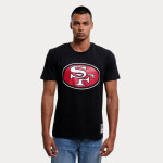 Mitchell Ness NFL Team Logo Tee San Francisco 49ERSS BMTRINTL1053-SF4BLCK T-Shirt