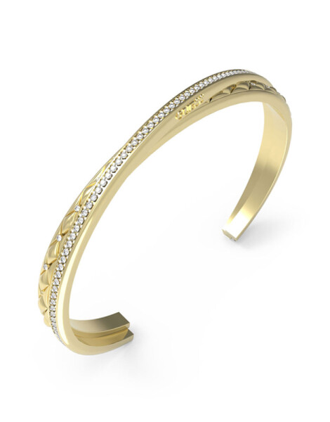 Guess Pevný pozlátený náramok Stylish Guess JUBB04584JWYG 5,5 cm