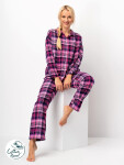 Kľúč LNS 490 B25 dĺžka/r 2XL-4XL dámske pyžamo bez zipsu fuchsie 3xl