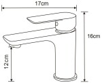 MEXEN/S - Alfa R40 Set umývadlovej a vaňovej batérie s príslušenstvom, zlato 745703R40-50