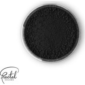 Jedlá prášková farba Fractal - Black (1,5 g) 6161 - dortis - dortis