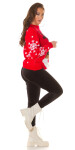 Trendy Koucla Christmas Jumper white Einheitsgroesse