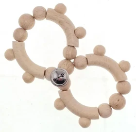 Hess Hrkálka osmička s rolničkou prírodná / od 0 rokov (HS11093)