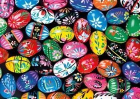 YAZZ Puzzle Maľované veľkonočné vajíčka