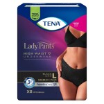 TENA Lady pants plus čierna L 8 ks