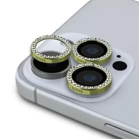 Guess FIXED Glliter Ochrana Šošoviek pre iPhone 16 Pro/16 Pro Max Gold (57983123488)