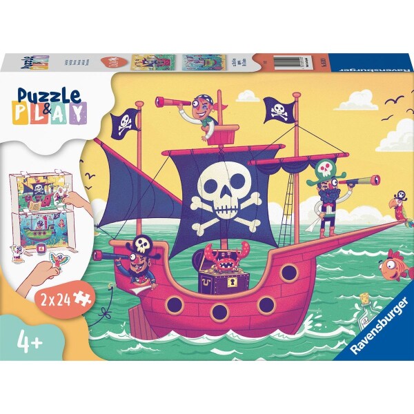 Ravensburger puzzle puzzle Play Piráti krajiny na dohľad