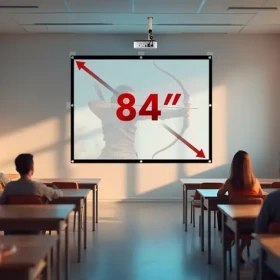 84" Maclean MC-166 / Premietacie plátno / 175x131 cm / 4:3 / voľne stojace aj závesné (MC-166)