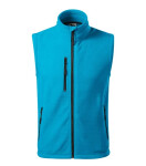 Exit fleecová vesta unisex tyrkysová XL
