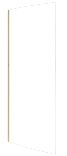 REA - Sprchová zástena Rapid 100 kartáčované zlato REA-K4706