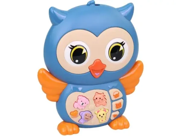 MaDe 15693 Piánko sova so svetlom, hudbou a zvukom na batérie