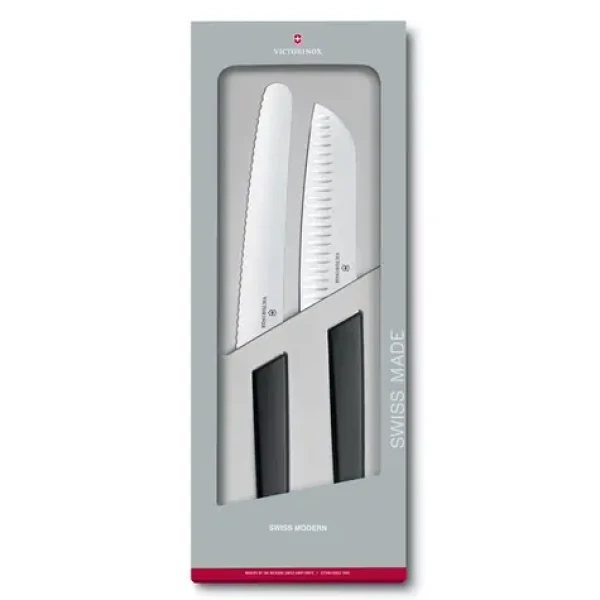 VICTORINOX Swiss Modern Sada nožov čierna (6.9093.22G)
