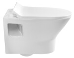 Bruckner - IMOGEN závesná WC misa, Rimless, 36x50cm, biela 201.508.0