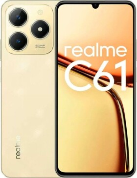 Realme Realme C61 Dual Sim 6GB RAM 128GB - Sparkle Gold