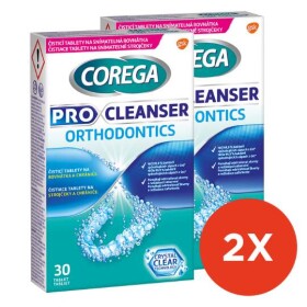 COREGA Pro cleanser orthodontics čistiace tablety 30 ks - balenie 2 ks