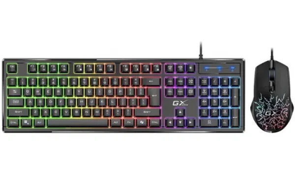 Genius GX GAMING Scorpion KM-GX3 čierna / Drôtový set / Copilot / USB / CZ+SK layout (31330011403)