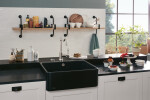 VILLEROY & BOCH VILLEROY & BOCH - Keramický drez Villeroy &amp; Boch Farmhouse 60 X, 636001R7, Pure Black 636001R7