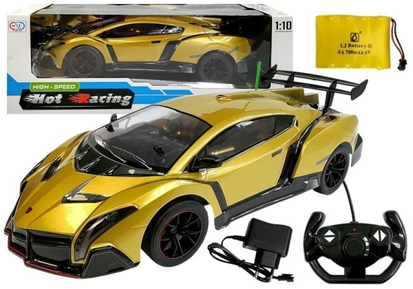 Mamido Auto na diaľkové ovládanie R / C Sport 1:10 žlté