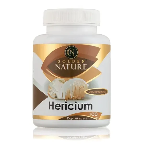 Golden Nature Hericium 30% polysacharidov 100 cps. (GN000026)