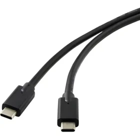 MicroConnect USB-C 3.2 Gen2x2 čierna / Kábel / USB-C (M) - USB-C (M) / 1 m / 20 Gbit/s (DOCKUSB3.2CC1)