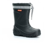 Demar Mammut šedá s vlnenou vložkou zimné barefoot gumáky 33 EUR