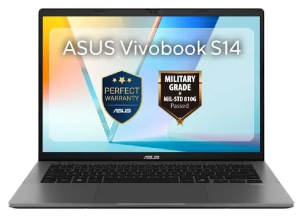 Asus Vivobook S14 S3407VA sivá / Notebook / 14" WUXGA IPS / Intel Core 5 210H / 16GB / 512GB SSD / Intel UHD / W11H (90NB1682-M006H0)