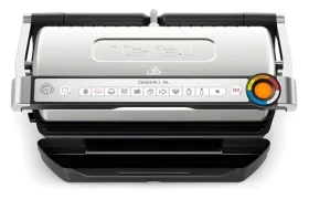TEFAL GC728D10 OptiGrill+ XL čierna / Elektrický gril / 2000 W / pre 8 osôb / displej (GC728D10)