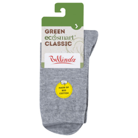 Dámské ponožky z bio bavlny GREEN SOCKS šedá model 17032445 - Bellinda Velikost: 39 - 42