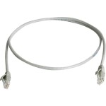Telegärtner 100008717 RJ45 sieťové káble, prepojovacie káble CAT 6 U/UTP 5.00 m sivá samozhášavý, bez halogénov 1 ks; 100008717