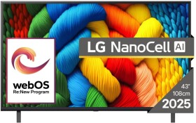LG TV SET LCD 43" 4K/43NANO80A3B