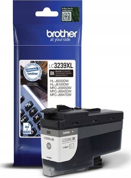 Brother Toner originálny LC3239XLBK h-yield black | 6000 str | MFCJ6947DW