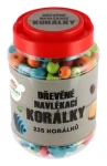 TEDDIES Drevené korálky farebné 235 ks