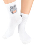Dámske ponožky 151 W 03 - NOVITI Bílá 39/42