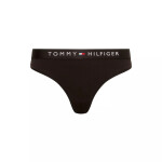 Dámske tangá LOGO WAISTBAND THONG UW0UW04146BDS čierne Tommy Hilfiger