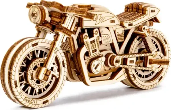 Wooden City 3D puzzle Motorka Café Racer 85 dielikov