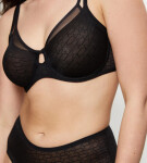 TRIUMPH SIGNATURE SHEER - Minimalizačná podprsenka pre hladký tvar Triumph BLACK 85C