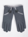 Yoclub Dámske rukavice RES-0026K-AA50-001 Graphite 24
