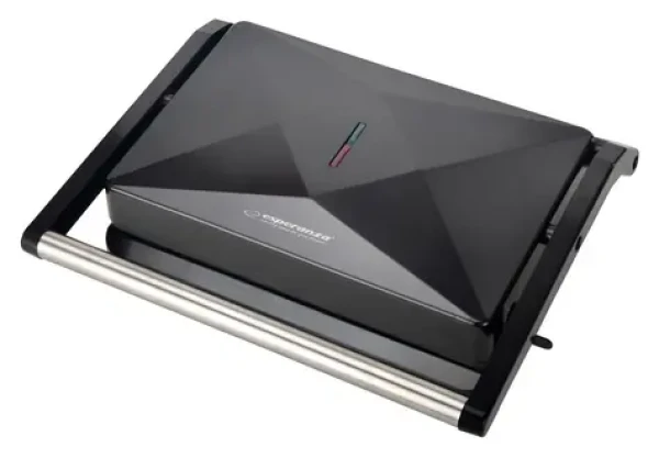 Esperanza EKG013 čierna / Elektrický keramický kontaktný gril / 850 W / 230 × 145 mm (EKG013)