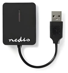 Nedis Čítačka pamäťových kariet All-in-One / Čítačka pamäťových kariet / USB 2.0 (CRDRU2300BK)