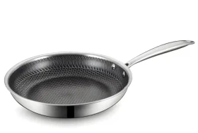 Panvica s voštinovým povrchom MR-1214-24 / Panvica / 24 cm / nerez, hliník / do rúry 260°C (MR-1214-24)